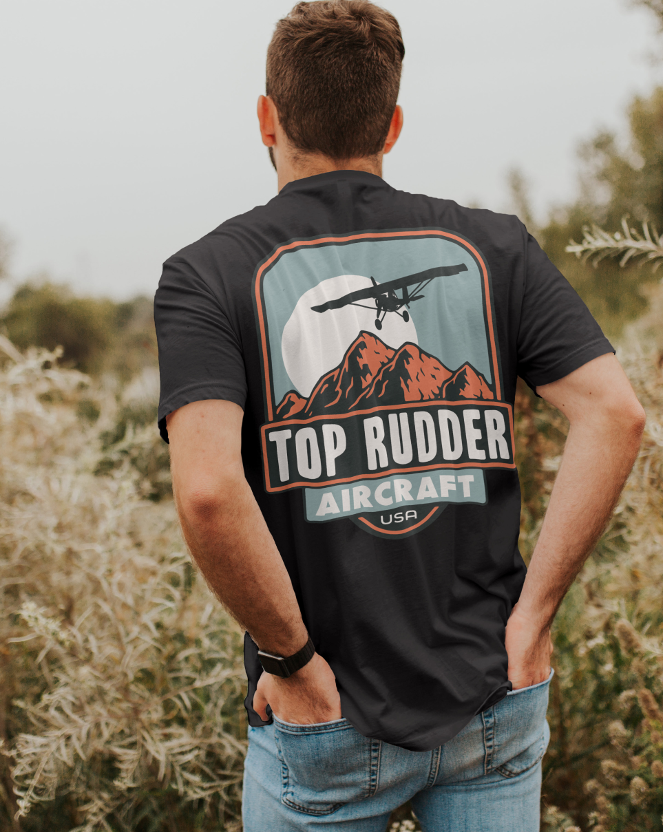 Top Rudder Aircraft Backcountry T-Shirt