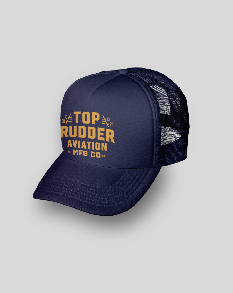 Top Rudder Aircraft Trucker Hat